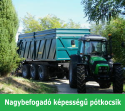 Nagybefogadó képességű pótkocsi